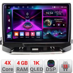 Navigatie Android Jeep Compass 2021+ dedicata, 4GB RAM, 64GB, ecran 1K