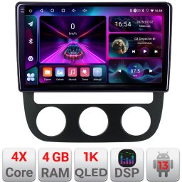Navigatie Android VW Golf 5 2004-2010 cu climatronic, GPS, 4GB+64GB
