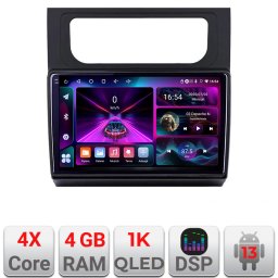 Navigatie Android VW Touran 2010-2016, 4GB RAM, 64GB, ecran InCell 1K