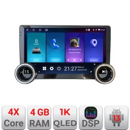 Navigatie Audi Q5 2008-2016 Non-MMI, 10.5 inch, Android 13, 4GB+64GB