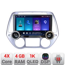 Navigatie Hyundai i20 2011-2014 Android 13, 4GB RAM, 64GB, 10.5 inch