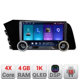 Navigatie Android Hyundai Elantra 2021, 10.5 inch, 4GB RAM, 64GB