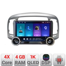 Navigatie Android Hyundai Accent 2006-2012, 10.5 inch, 4GB RAM, 64GB