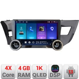 Navigatie Android Toyota Corolla 2013-2017, 10.5 inch, 4GB RAM, 64GB