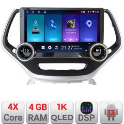 Navigatie Jeep Cherokee 2014-2019 Android 10.5 inch 4GB RAM 64GB