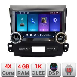 Navigatie Android Mitsubishi Outlander 2007-2012, 10.5 inch, 4GB+64GB