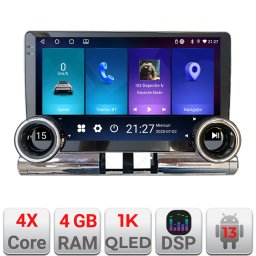 Navigatie Android Citroen C3 2017-2024, 4GB+64GB, QLED 1K