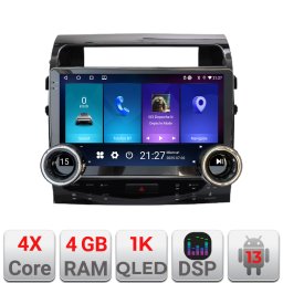 Navigatie Toyota Land Cruiser V8 L200 2009-2020 Edotec 10.5 inch 4+64 GB