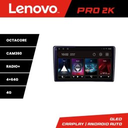 Navigatie auto universala Lenovo PRO 2K 10 inch, 4GB RAM, 64GB