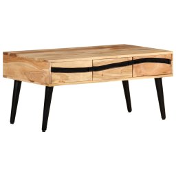 Masuta de cafea, 88x50x42 cm, lemn masiv de acacia GartenMobel Dekor
