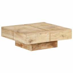 Masuta de cafea, 80x80x28 cm, lemn masiv de mango GartenMobel Dekor