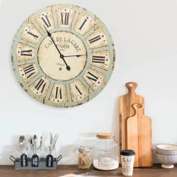 Ceas de perete, multicolor, 60 cm, MDF GartenMobel Dekor