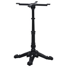 Picior masa de bistro, negru, 52x52x72 cm, fonta GartenMobel Dekor