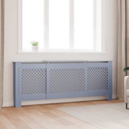 Masca pentru calorifer, gri, 205 cm, MDF GartenMobel Dekor