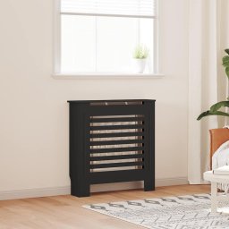 Masca pentru calorifer, negru, 78 cm, MDF GartenMobel Dekor