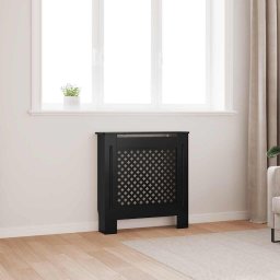 Masca pentru calorifer, negru, 78 cm, MDF GartenMobel Dekor