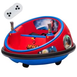 Masinuta Electrica Bumper Car DLS-K1 Nava Spatiala Rosu, Rotire 360, Bluetooth, 1-6 ani