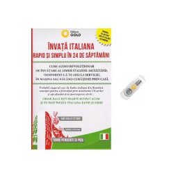 Invata italiana rapid si simplu in 24 de saptamani + Stick USB - Simona Vara