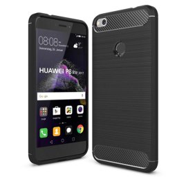 Husa Husa pentru Huawei P9 Lite 2017 / P8 Lite 2017 - Techsuit Carbon Silicone - Black