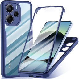 Husa Husa pentru Xiaomi Redmi Note 14 4G (164,84 x 78,15 x 8,16mm) + Folie - Techsuit ColorVerse 360 Series - Blue