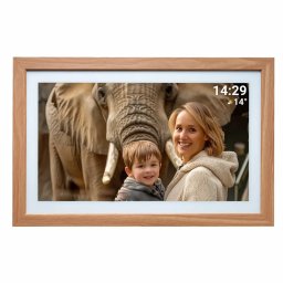 Rama foto digitala 21.5" Denver Frameo PFF-2162LW digital frame - light brown