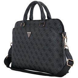 Geanta pentru Laptop 15", Unisex, Ajustabila - Guess 4G Triangle Logo (GUCB15P4DPTK) - Black
