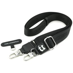 Snur telefon Karl Lagerfeld Universal Strap Tether Patch Choupette Metal Logo, culoare negru