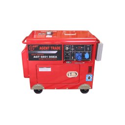 Generator de curent diesel AGT 6851 DSEA monofazat AVR 5 kW pornire electrica