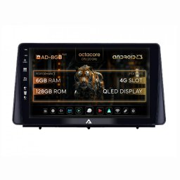Navigatie Ford Focus MK4 (2019+), Android, B-Octacore 6GB RAM + 128GB ROM, 10.1 Inch - AD-BGB10006+AD-BGRKIT158