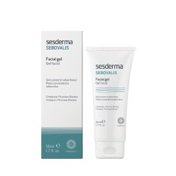 Gel de fata pentru tenul cu tendinta seboreica Sebovalis Sesderma, 50 ml