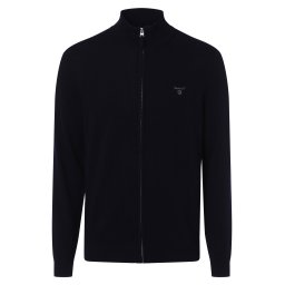 GANT Geacă tricotată bleumarin / gri