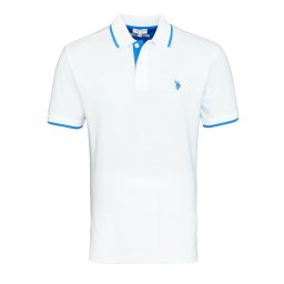 U.S. POLO ASSN. Tricou 'Fashion' albastru / roșu / alb