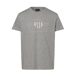 GANT Tricou gri / gri deschis