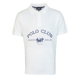 HARVEY MILLER Tricou albastru / alb