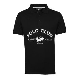 HARVEY MILLER Tricou negru / alb