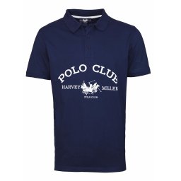 HARVEY MILLER Tricou albastru / alb