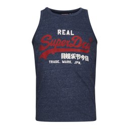 Superdry & Co Tricou 'HERITAGE' albastru marin / roșu / alb