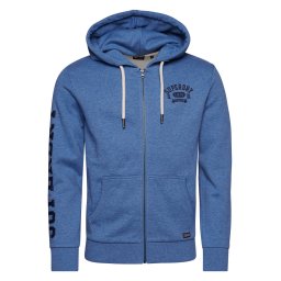 Superdry & Co Hanorac 'Gym Athletic' bleumarin / albastru amestec