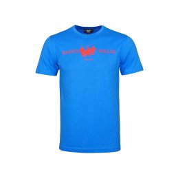 HARVEY MILLER Tricou 'Basic' albastru / roșu