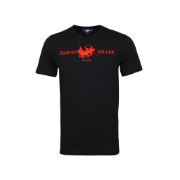 HARVEY MILLER Tricou roșu / negru