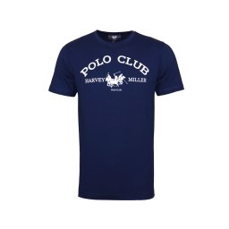 HARVEY MILLER Tricou 'Polo Club' albastru / alb
