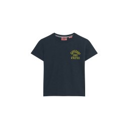 Superdry & Co Tricou 'Essential' galben citron / negru
