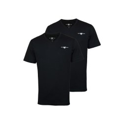 HARVEY MILLER Tricou negru / alb