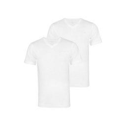 HARVEY MILLER Tricou gri deschis / alb
