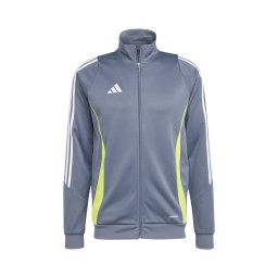 ADIDAS PERFORMANCE Jachetă de trening 'Tiro 24' gri / verde neon / alb
