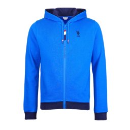 U.S. POLO ASSN. Hanorac bleumarin / azur / roșu / alb