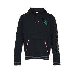 U.S. POLO ASSN. Hanorac verde jad / roșu / negru / alb murdar