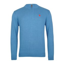 U.S. POLO ASSN. Pulover albastru / roșu