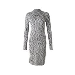 KARL LAGERFELD JEANS Rochie tricotat gri / gri închis / negru