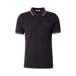 Ben Sherman Tricou roșu / negru / alb